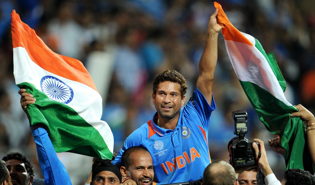 sachin jersey number