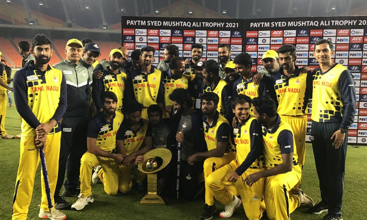 Syed Mushtaq Ali Trophy 2021: Tamil Nadu beat Baroda to become champions